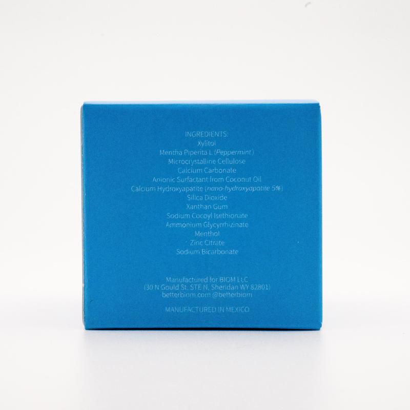 NOBS Toothpaste Tablets - Nano Hydroxyapatite, Fluoride Free, Plastic Free, Eco & Travel Friendly - Remineralize with NHA