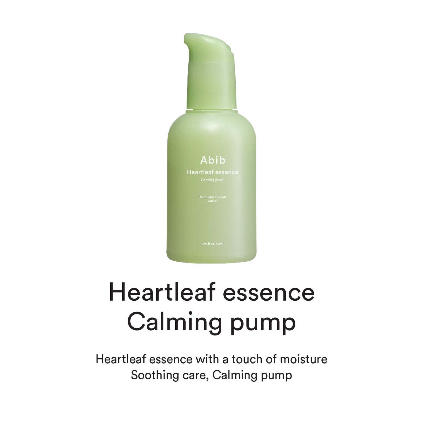 Abib Heartleaf essence Calming pump 50ml / 1.69 fl.oz.