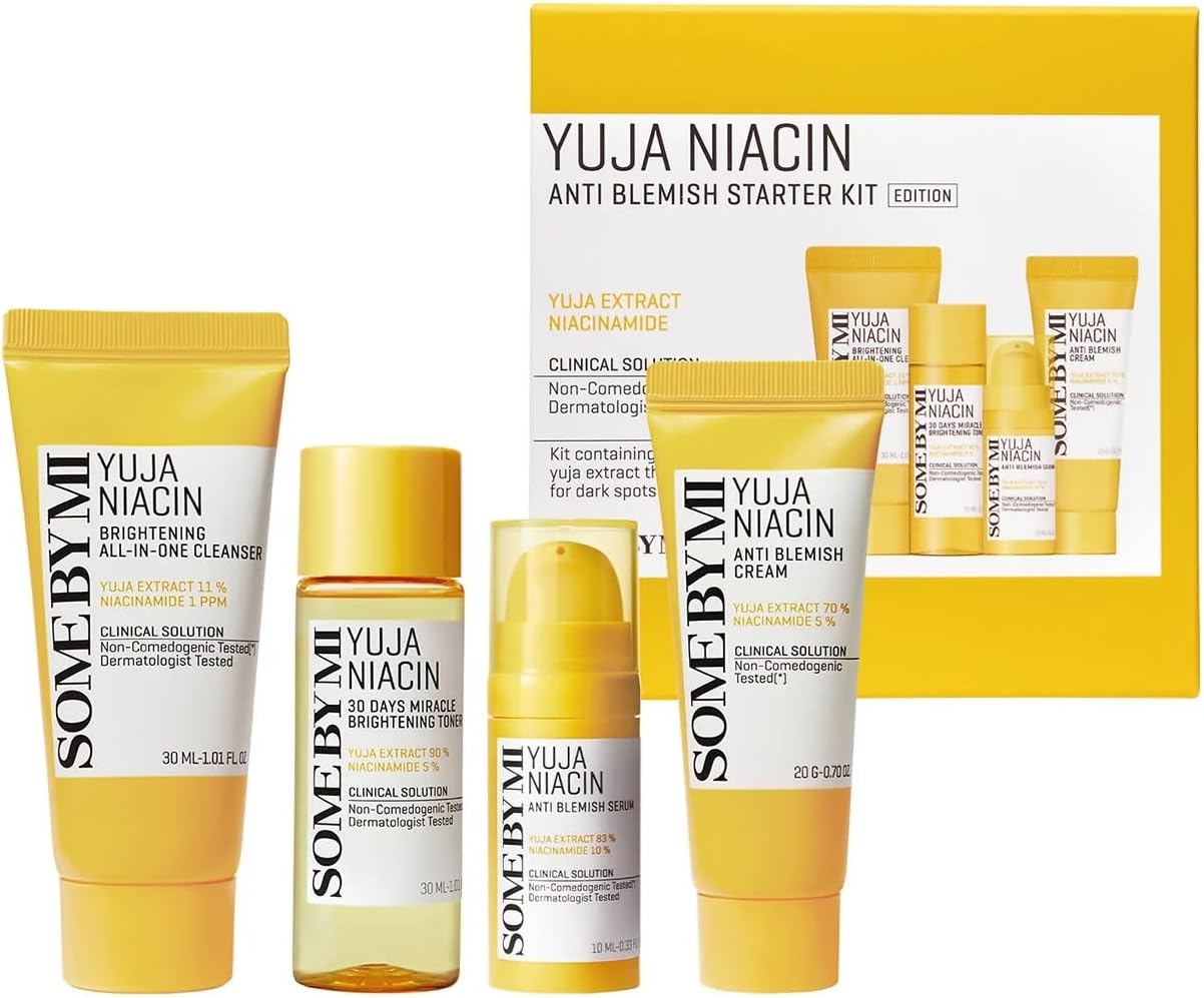 SOMEBYMI YUJA NIACIN ANTI-BLEMISH STARTER KIT (4components)