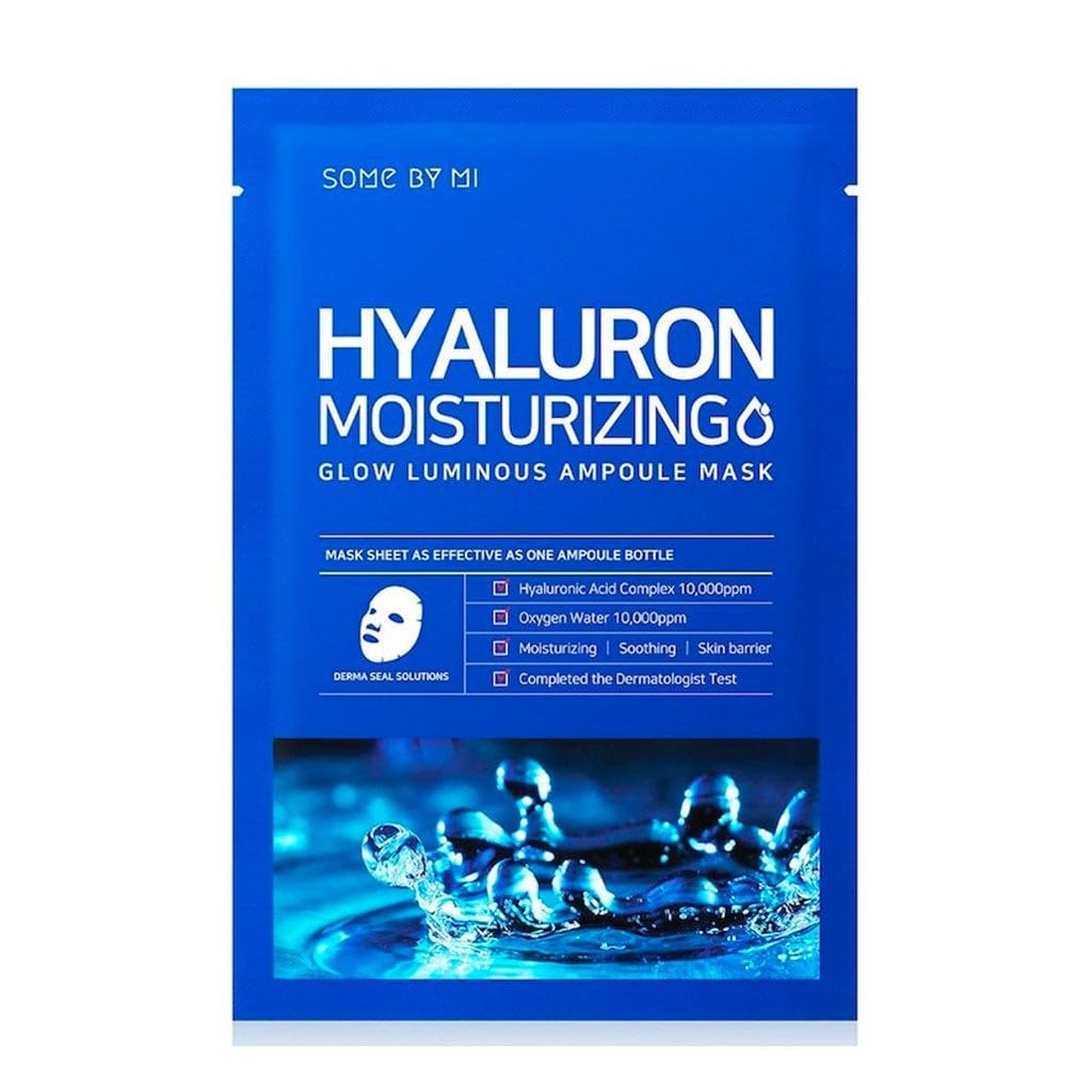 SOMEBYMI Hyaluron Moisturizing Glow Luminous Ampoule Mask (10ea)