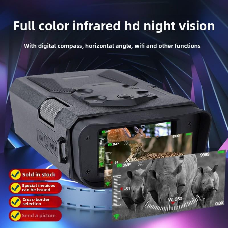 Wholesale BOSSDUN400m full color night vision instrument all black low light night vision camera video recording high definition telescope
