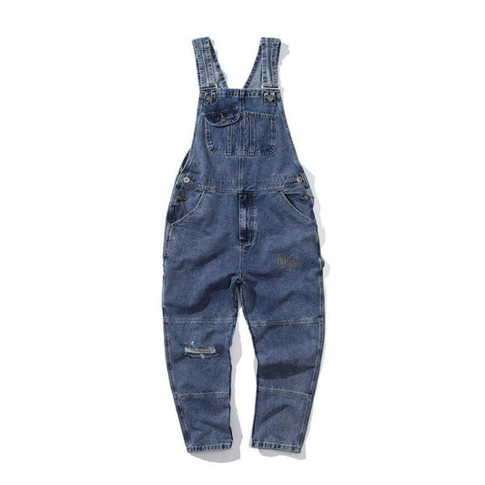 Trendy Unisex Loose Fit Overalls, Casual Wide-Leg Jumpsuit, Vintage Workwear Suspender Pants for Couples