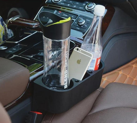 Universal Car Cup Holder Organizer with Storage Box for Seat Gap