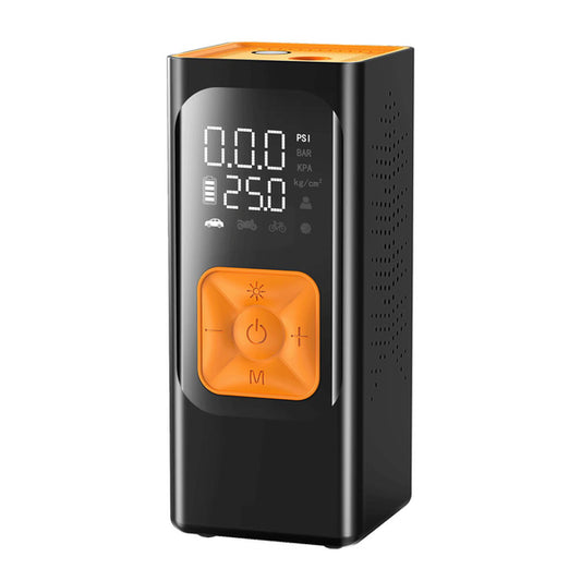22-Cylinder Digital Tire Inflator with Auto Stop, LED Light & Power Bank Function