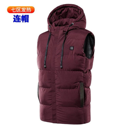 USB Heated Vest for Men and Women, Rechargeable Electric Warming Jacket with Smart Thermostat Control