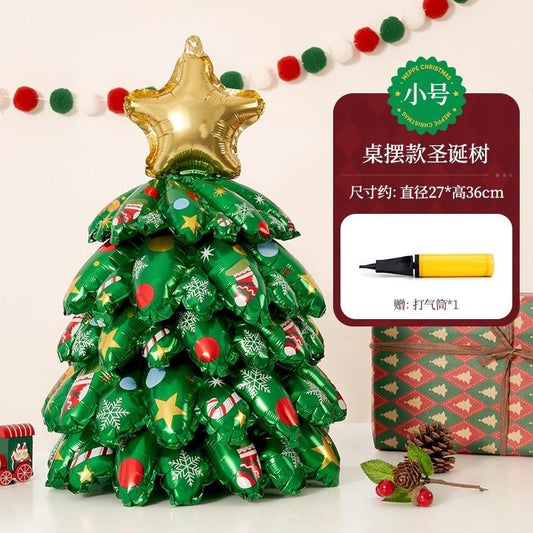 Inflatable Standing Christmas Tree Balloon for Store & Party Decor