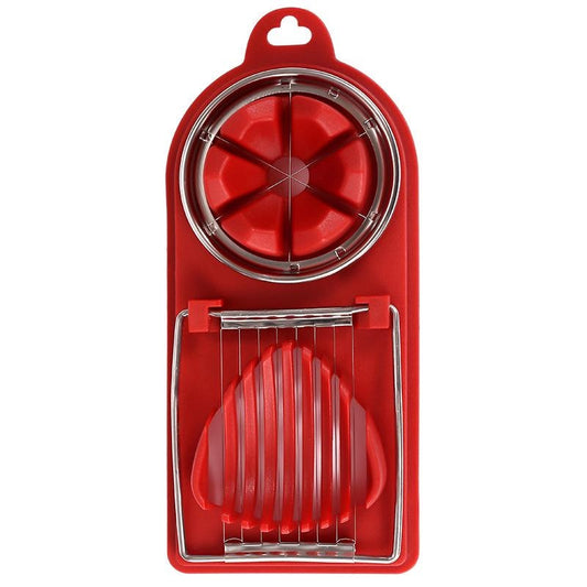 3-in-1 Egg Slicer & Wedger | Kitchen Gadget for Hard-Boiled Eggs, Avocado & Fruits