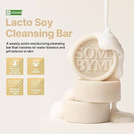SOMEBYMI LACTOSOY LOW PH MORNING CLEANSING BAR