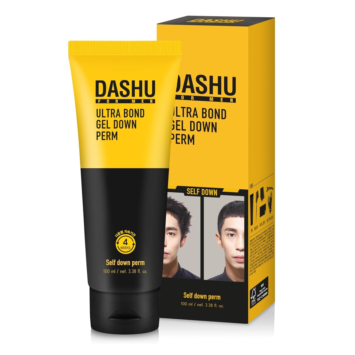 DASHU For Men Premium Ultra Bond Gel Down Perm 100ml