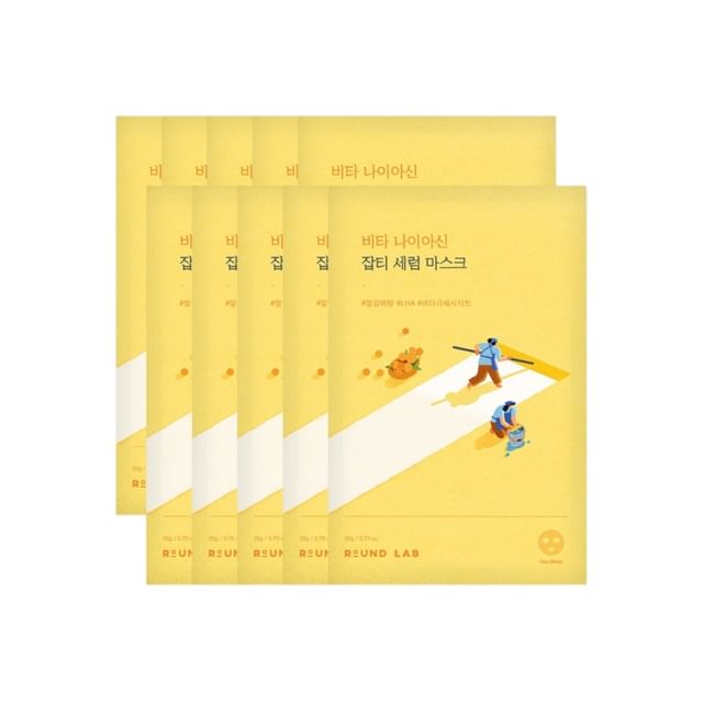 Round Lab Vita Niacinamide Dark Spot Serum Mask, 20ml (10 Sheets)