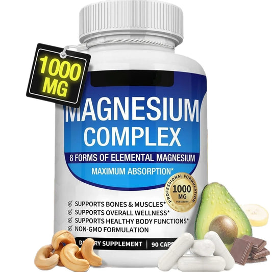 Toplux Magnesium Complex 8 Essential Magnesium Supplement 1000mg