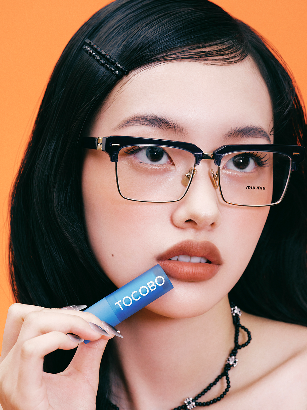 TOCOBO Powder Cream Lip Balm – Vegan Korean Soft Matte Lipstick Balm for Velvet Finish - Moisturizing & Blurring Effect – Lightweight Powdery Texture