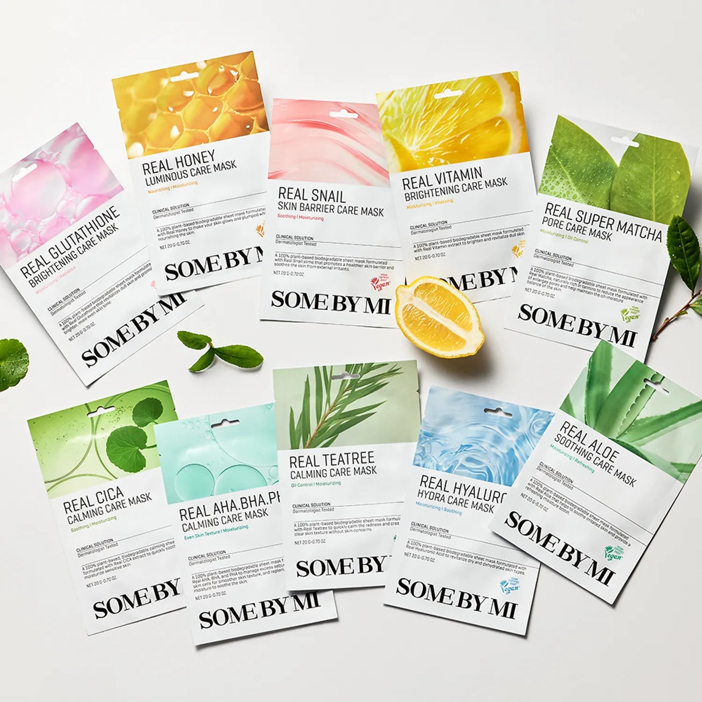 SOMEBYMI Real Aha Bha Pha Calming Care Mask (10ea)