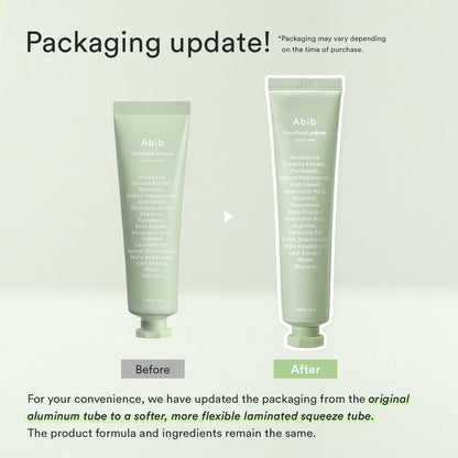 Abib Heartleaf creme Calming Tube 75ml
