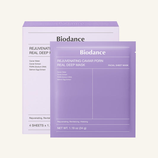 BIODANCE REJUVENATING CAVIAR PDRN REAL DEEP MASK 4EA
