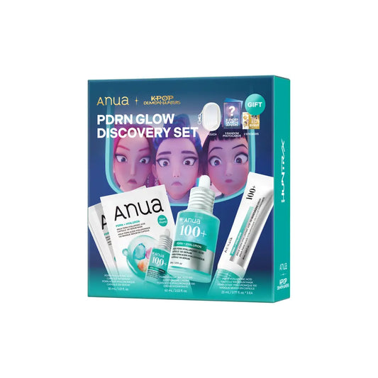 ANUA KDH PDRN Discovery Set (Serum 30ml + Cream 60ml + 3 Sheet Masks + Pouch + Photocard/Sticker)
