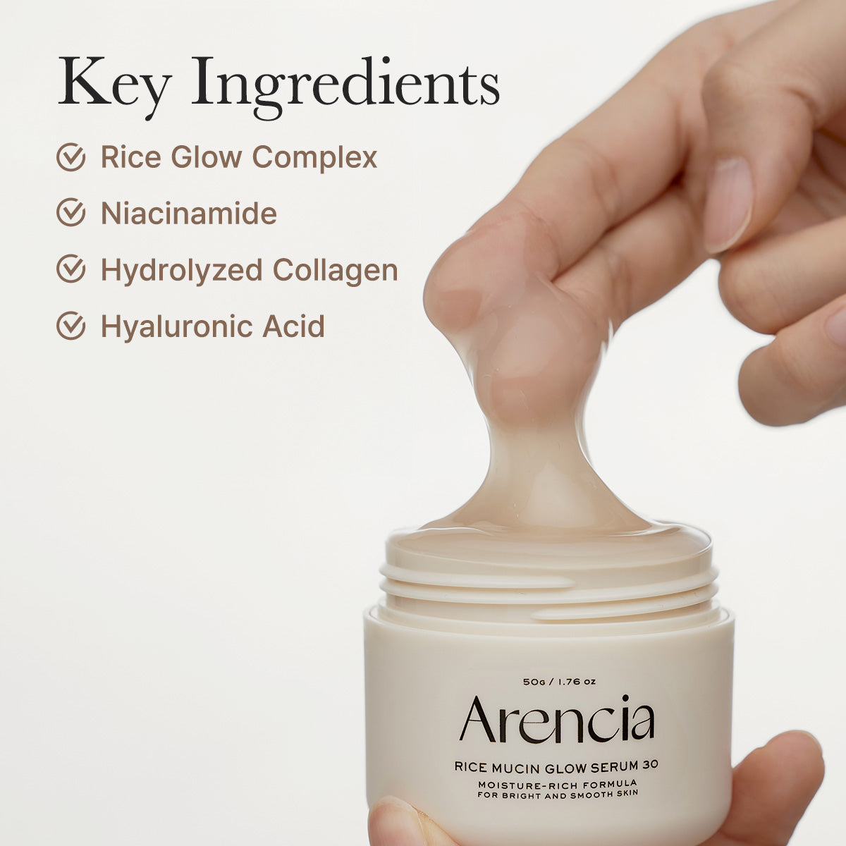 ARENCIA Rice Mucin Glow Serum30 50g