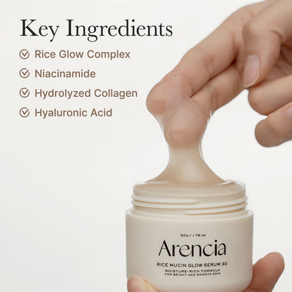 ARENCIA Rice Mucin Glow Serum30 50g