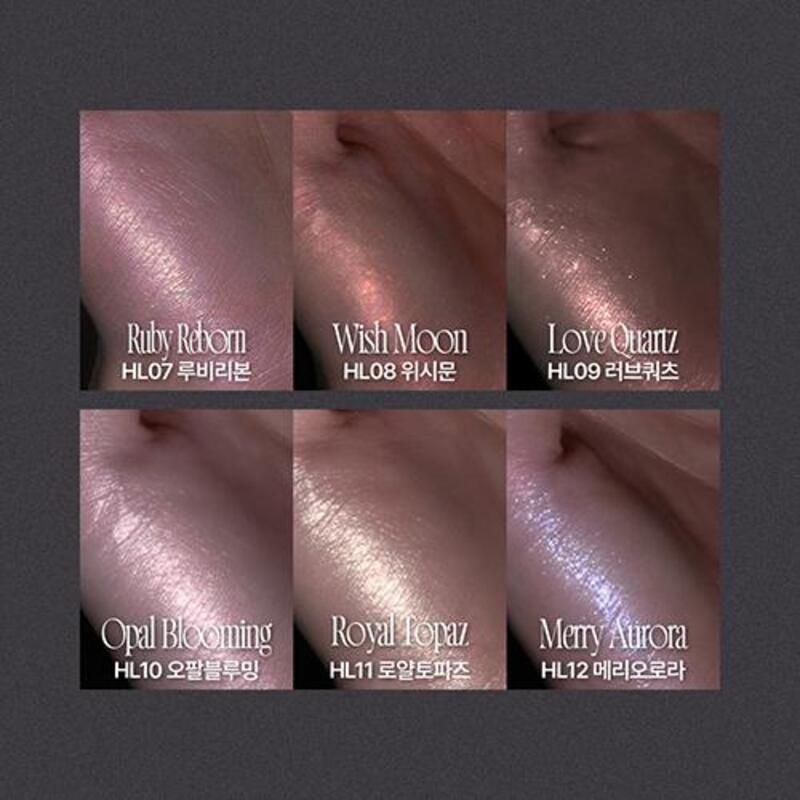 fwee Glitz Stone Highlighter (12 Colors) ประกายแวววาวจากอัญมณีประจำวันเกิดทั้ง 12 สี! ไฮไลท์เตอร์รุ่น #GlitzStone ที่จะช่วยแต่งแต้มใบหน้าของคุณให้เปล่งประกายงดงามตามโมเมนต์ในแต่ละวัน_글리츠스톤하이라이터