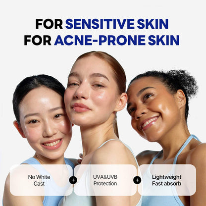 Round Lab Birch Moisturizing Sunscreen UV Lock SPF 45+ Broad Spectrum 1.69 fl.oz (50ml) / Lightweight Glow Sunscreen, Cooling Relief