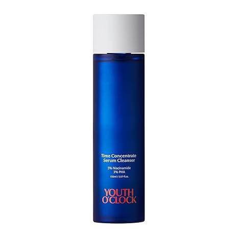 YOUTH O'CLOCK Time Concentrate Serum Cleanser (5.07 fl.oz. 150ml) Niacinamide 5% + PHA 3%