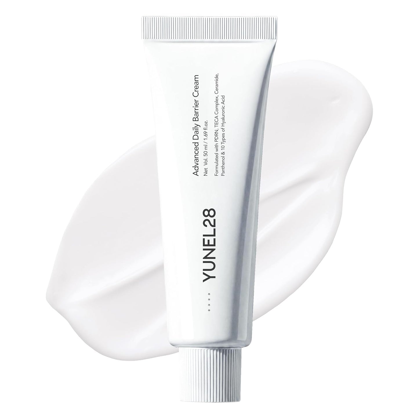 YUNEL28 Advanced Daily Barrier Cream 1.69 fl.oz. (50ml) / Soothes & Repairs Skin Barrier with PDRN, TECA, Niacinamide & Hyaluronic Acid