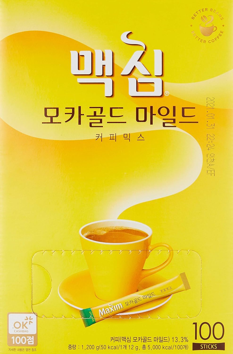 Click to see full view Maxim Mocha Gold Mild Coffee Mix 12g X 100pc