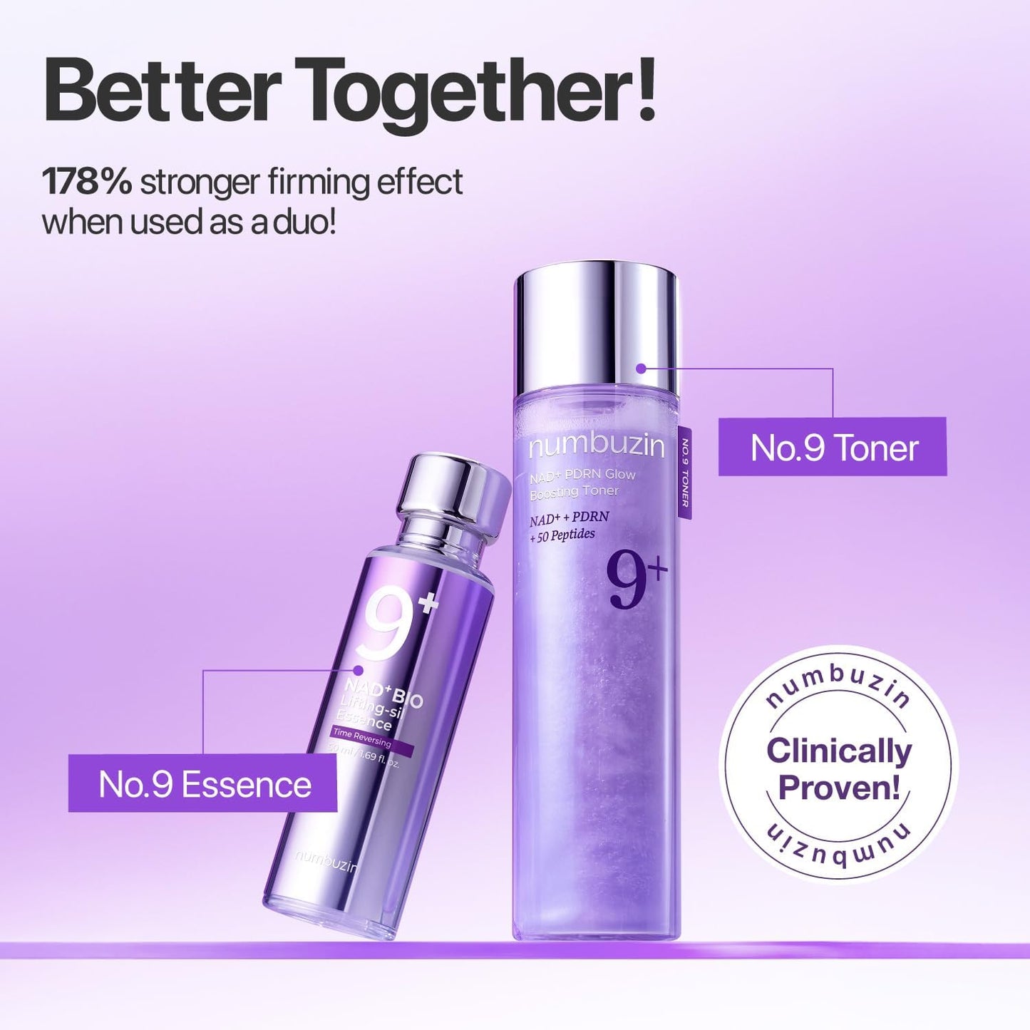 Numbuzin No.9 NAD PDRN Glow Boosting Toner 150ml