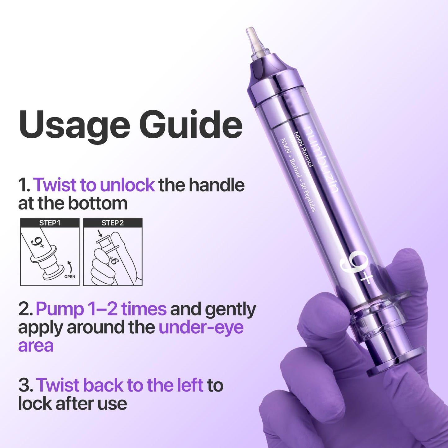 Numbuzin No.9 NAD Retinol Volumetox Eye Cream 10ml