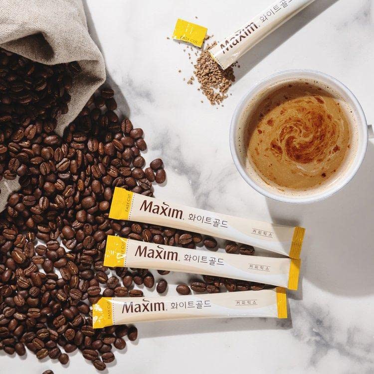 Dongsuh Maxim Mocha White Gold Coffee Mix 12G X 20 Sticks