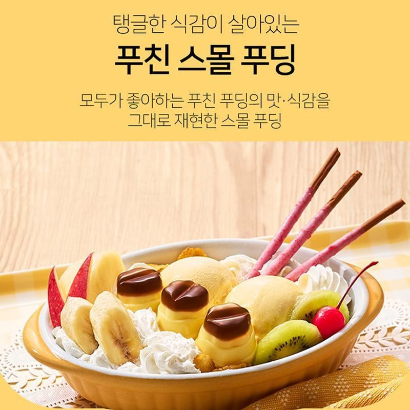 [JP] 글리코 미니 푸칭 푸딩 2종(카스타드/밀크쇼콜라), 120g, 3봉