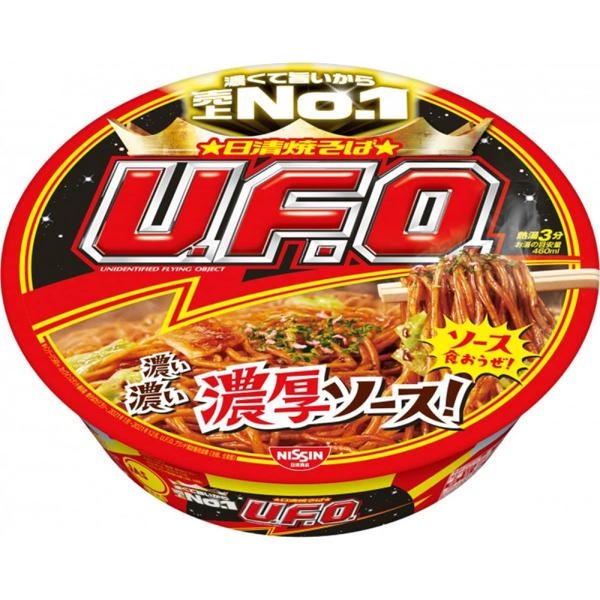 [JP] NiSSIN 닛신 UFO 유에프오 야끼소바 볶음면, 128g, 6개