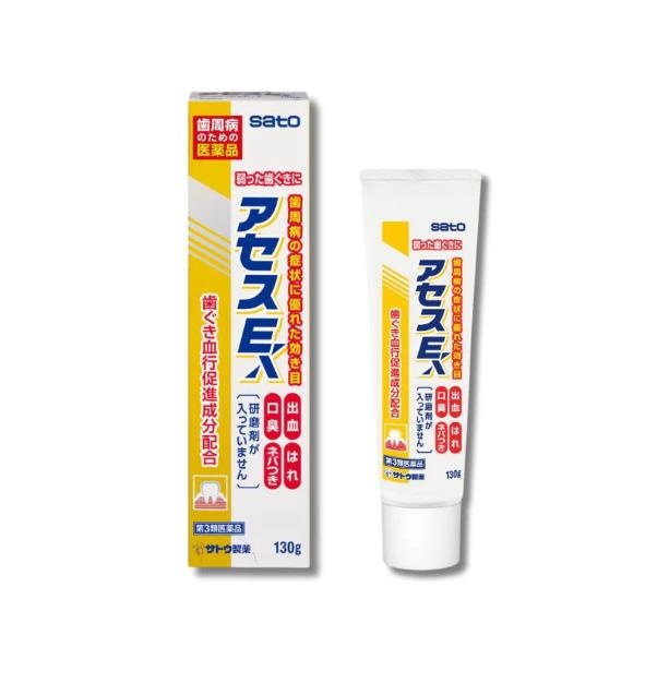 [JP] 일본 아세스 치약 오리지날 / 민트 / EX 치주병 완화 구취 출혈 붓기