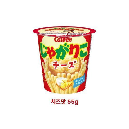 [JP] 가루비 자가리코 감자칩 4종   3개/4개/8개/12개 세트