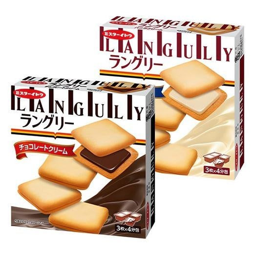 [JP] 랑그리 크림 샌드 쿠키, 초코/바닐라, 일본 쿠크다스