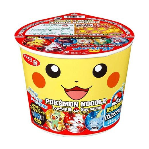 [JP] 산요 포켓몬 컵누들 일본 컵라면 2종, 4개/6개