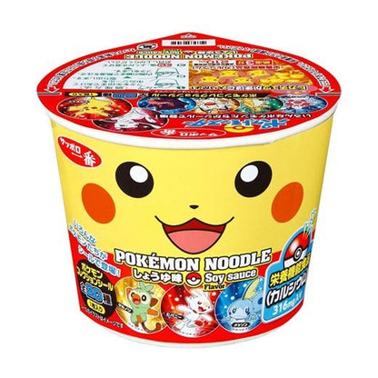 [JP] 산요 포켓몬 컵누들 일본 컵라면 2종, 4개/6개