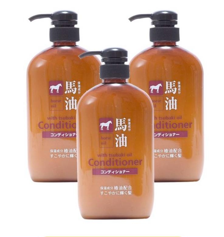 [JP] 쿠마노 마유 논 실리콘 샴푸600ml 2통 / 컨디셔너600ml 2통 / 바디솝600ml 2통 / 혼합구성 세트