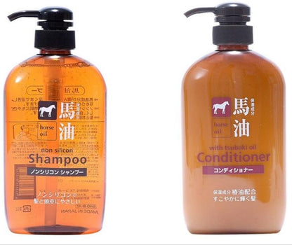 [JP] 쿠마노 마유 논 실리콘 샴푸600ml 2통 / 컨디셔너600ml 2통 / 바디솝600ml 2통 / 혼합구성 세트