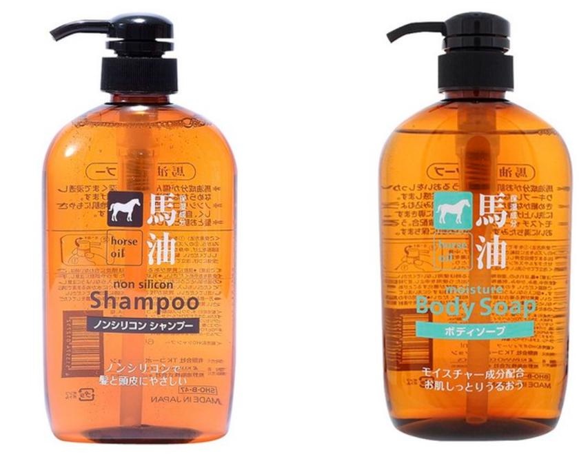 [JP] 쿠마노 마유 논 실리콘 샴푸600ml 2통 / 컨디셔너600ml 2통 / 바디솝600ml 2통 / 혼합구성 세트