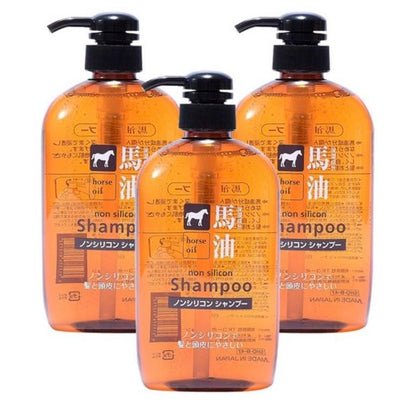 [JP] 쿠마노 마유 논 실리콘 샴푸600ml 2통 / 컨디셔너600ml 2통 / 바디솝600ml 2통 / 혼합구성 세트