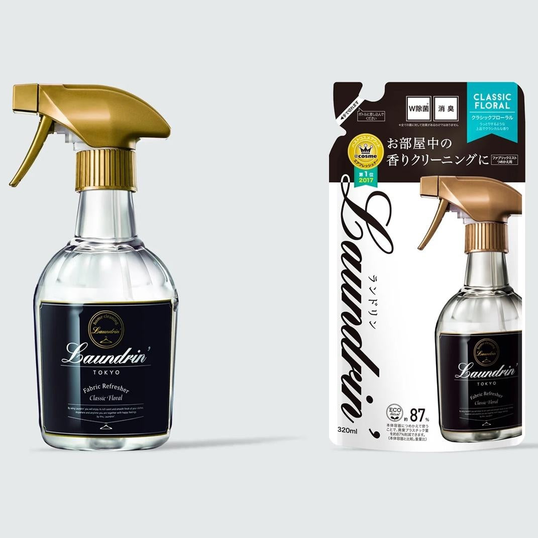 [JP] 일본 정품 섬유 탈취제 패브릭 퍼퓸 란도린 패브릭 미스트 370ml / 리필 320ml  Laundrin