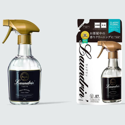 [JP] 일본 정품 섬유 탈취제 패브릭 퍼퓸 란도린 패브릭 미스트 370ml / 리필 320ml  Laundrin