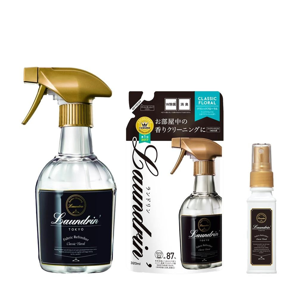 [JP] 일본 정품 섬유 탈취제 패브릭 퍼퓸 란도린 패브릭 미스트 370ml / 리필 320ml  Laundrin