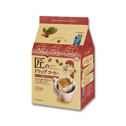 [JP] 카타오카 물산 장인의 드립 커피 9g 10개입, 모카 블렌드/리치 블렌드/스페셜 블렌드
