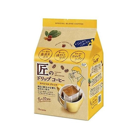 [JP] 카타오카 물산 장인의 드립 커피 9g 10개입, 모카 블렌드/리치 블렌드/스페셜 블렌드