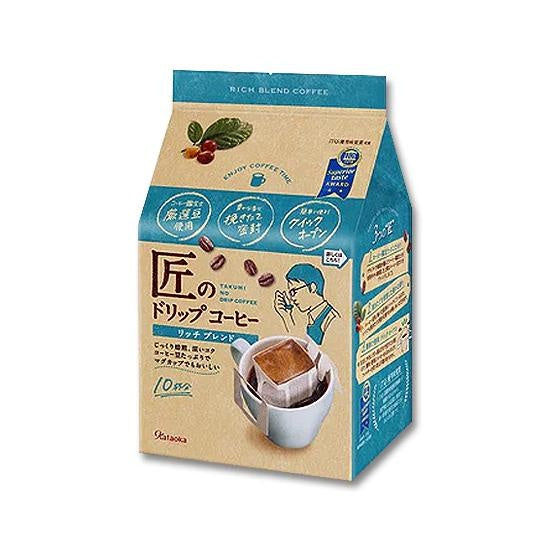 [JP] 카타오카 물산 장인의 드립 커피 9g 10개입, 모카 블렌드/리치 블렌드/스페셜 블렌드