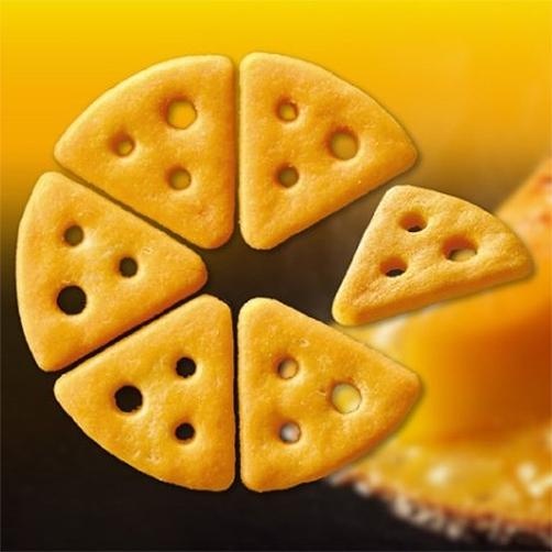 [JP] 글리코 치즈과자 일본 생치즈 스낵 3종, 까망베르/체다치즈/더블치즈