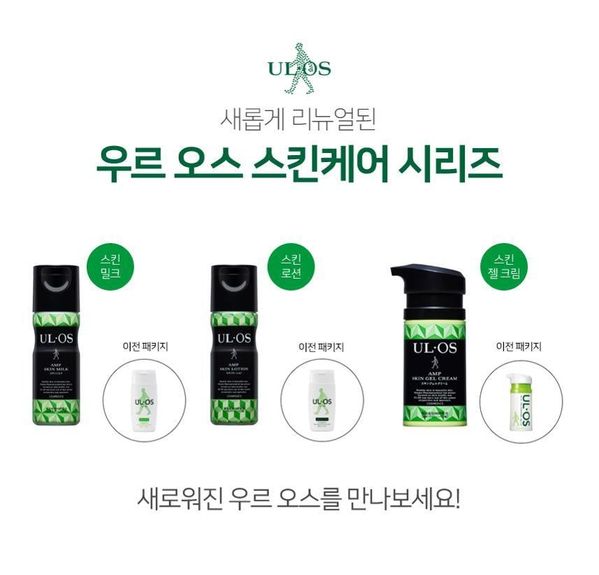 [JP] 우르오스 남성용 올인원 스킨로션 스킨밀크 스킨젤 모음전 ! New package !