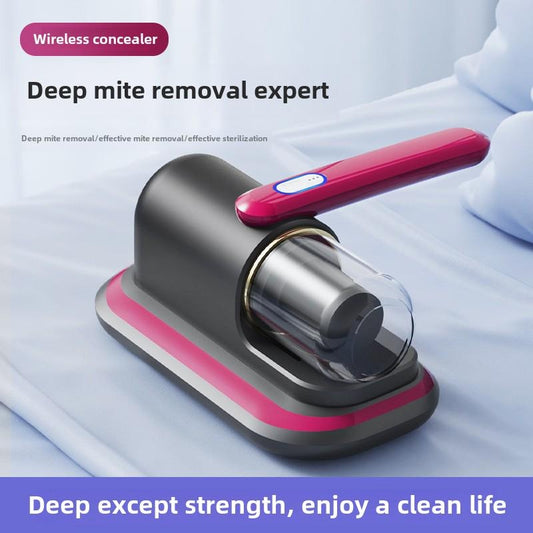 German household rechargeable mite removal instrument, large suction double beat, ultraviolet sterilization, mite removal, vacuum cleaner bed